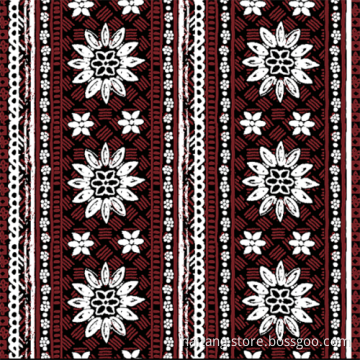 Digital Printing Fabric Polyester Blend Shirts Woven Garment